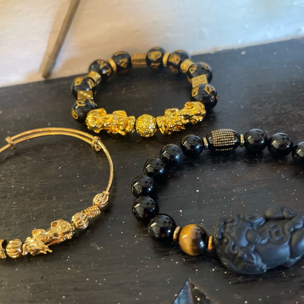 Bundle of 3 brand new Buddha Power Bracelets